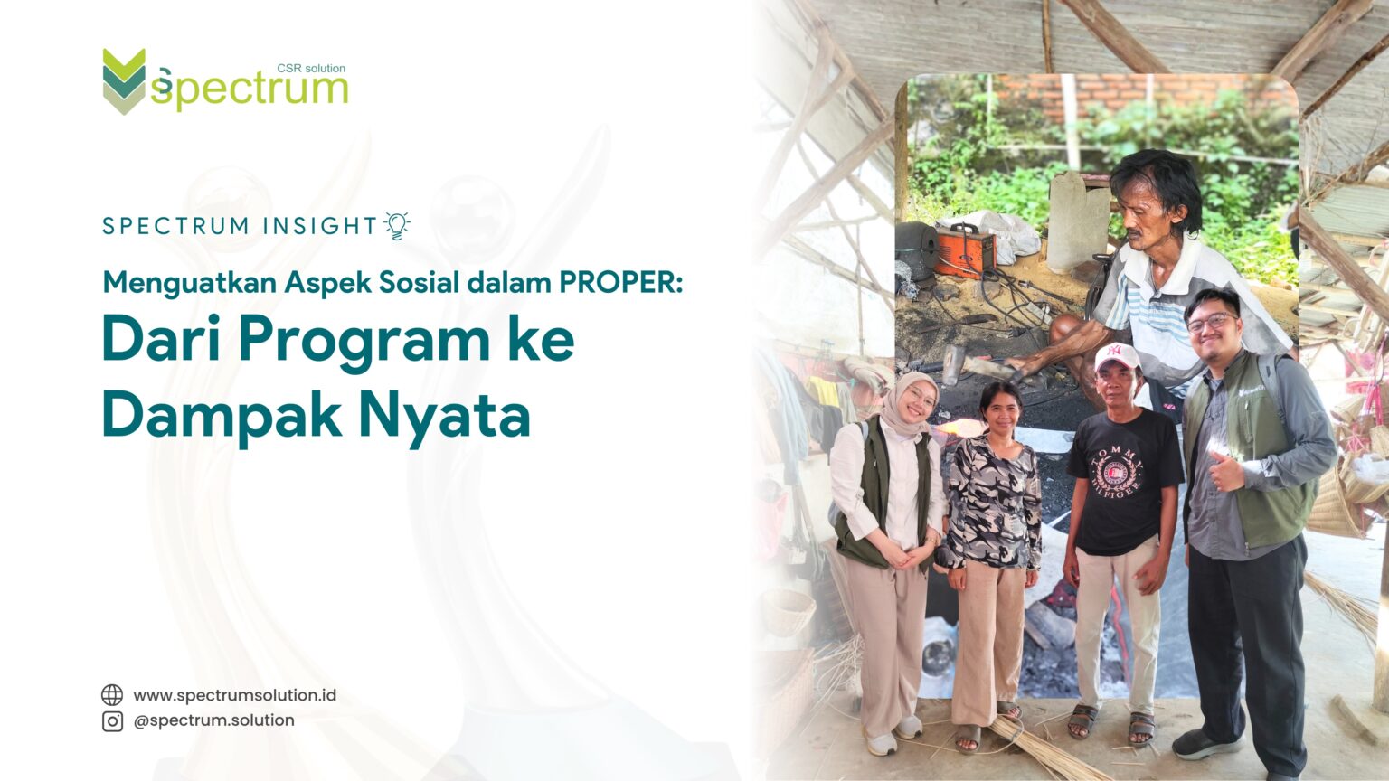 Program Sosial Menguatkan Aspek Sosial dalam PROPER: Dari Program ke Dampak Nyata ...